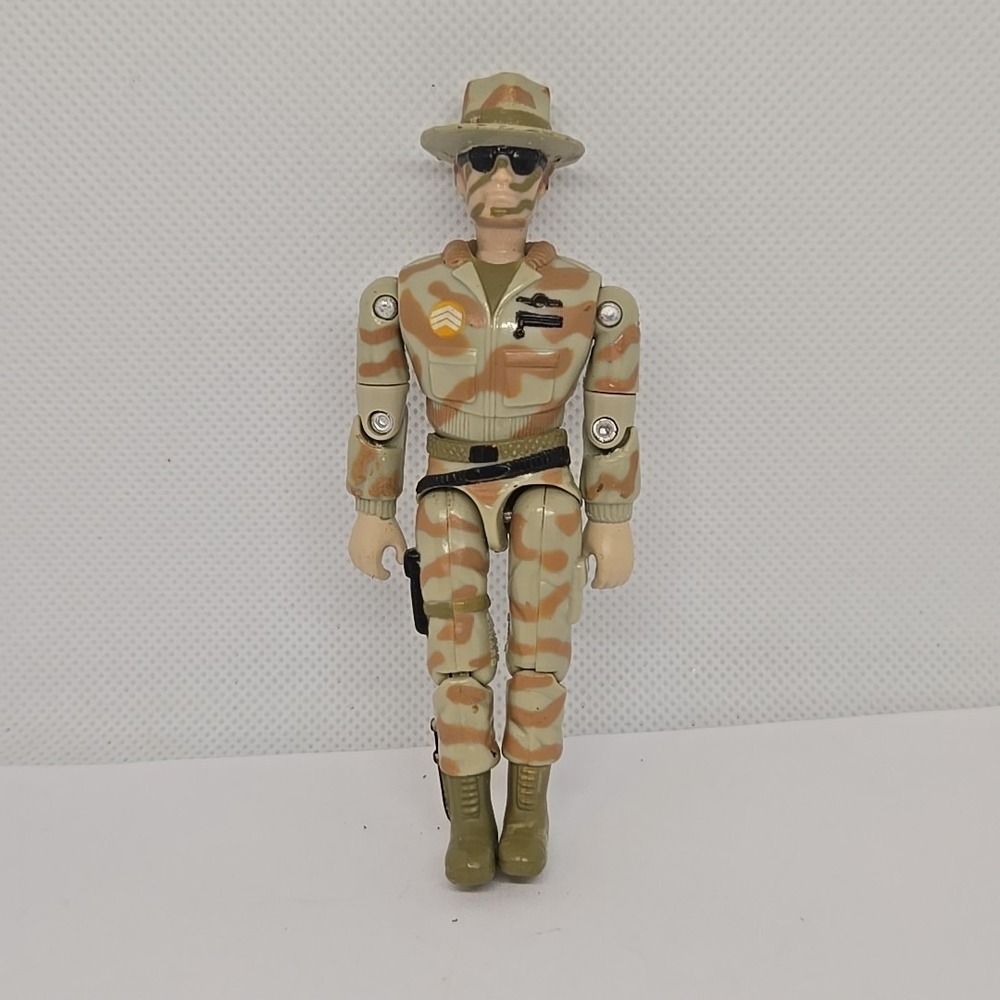 Lanard The Corps 1986 Jones 3.75 Action Figure Vintage Desert Camo Military Toy